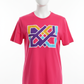 Electric pink graphic tee