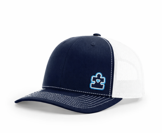Puzzle Piece Trucker Hat | Autism Awareness Snapback Cap