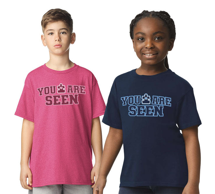 Youth Autism Awareness T-Shirt | “You Are Seen” Sensory-Friendly Tee