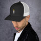N Crown Logo Curved Bill Trucker Cap